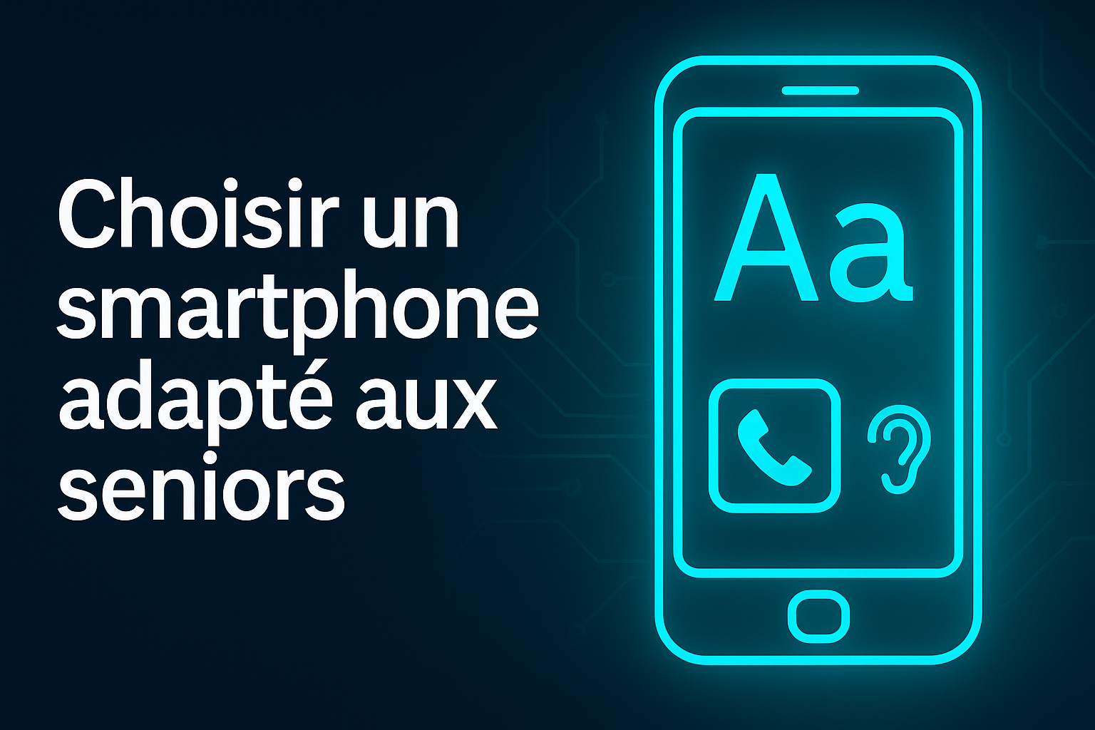 Choisir un smartphone adapté aux seniors